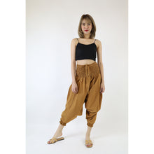 Load image into Gallery viewer, Organic Cotton drop crotch pants in Gold PP0056 010000 21