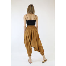 Load image into Gallery viewer, Organic Cotton drop crotch pants in Gold PP0056 010000 21