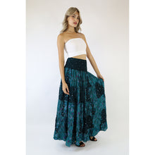 Load image into Gallery viewer, Peacock Heaven Women&#39;s Skirt in Green SK0092 020058 05
