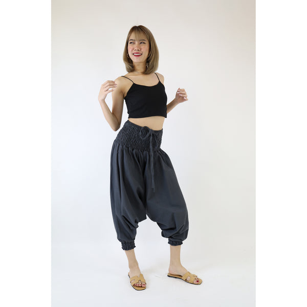 Organic Cotton drop crotch pants in Grey PP0056 010000 01