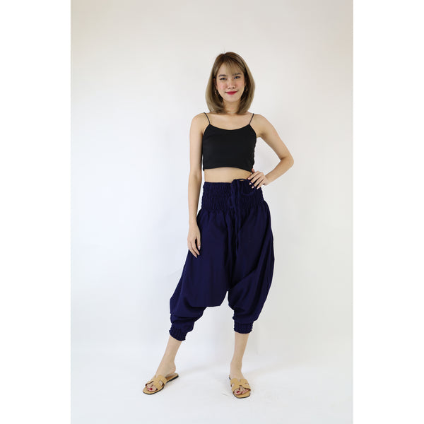 Organic Cotton drop crotch pants in Navy PP0056 010000 03