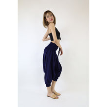 Load image into Gallery viewer, Organic Cotton drop crotch pants in Navy PP0056 010000 03