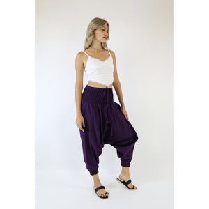 Organic Cotton drop crotch pants in Purple PP0056 010000 14