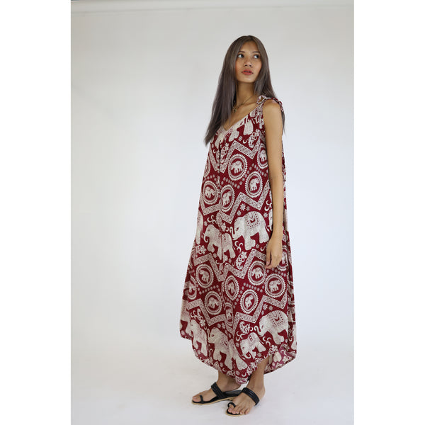 Buddha Elephant Women's Jumpsuit in red JP0069 020009 06
