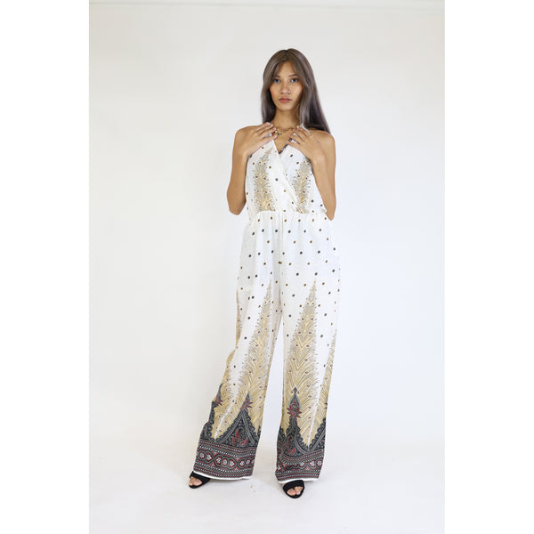 Peacock Women's Jumpsuit  in White JP0041 020008 07