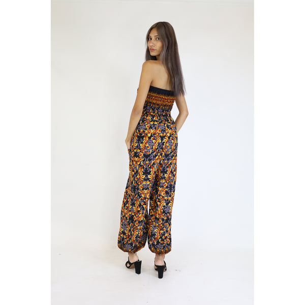 VVersace Women's Jumpsuit Aladdin Style with Belt  in Black JP0098 020318 01