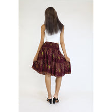 Load image into Gallery viewer, Peacock Eye Women&#39;s Skirt in Purple SK0090 020003 04