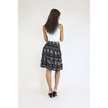 Load image into Gallery viewer, African Elephant Women&#39;s Skirt in Black SK0090 020004 01