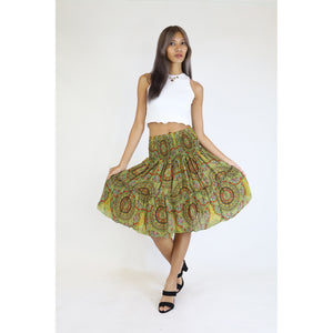 Mandala Women's Skirt in Green SK0090 020114 03