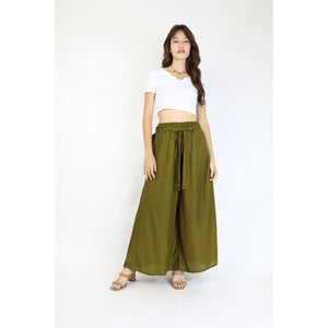 Solid Color Women Blooming Pants in Olive PP0204 020000 13