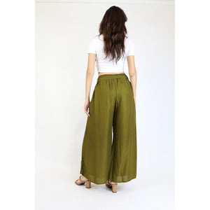 Solid Color Women Blooming Pants in Olive PP0204 020000 13
