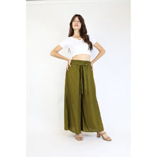 Load image into Gallery viewer, Solid Color Women Blooming Pants in Olive PP0204 020000 13