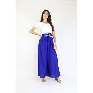 Solid Color Women Blooming Pants in Royal  Blue PP0204 020000 02