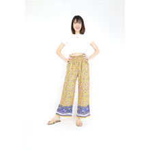 Load image into Gallery viewer, Blossom Flowers Women&#39;s Wide Leg Pants in Yellow  PP0333 020326 03
