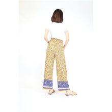 Load image into Gallery viewer, Blossom Flowers Women&#39;s Wide Leg Pants in Yellow  PP0333 020326 03