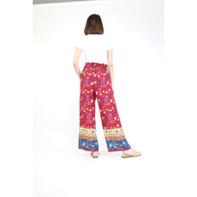 Load image into Gallery viewer, Blossom Flowers Women&#39;s Wide Leg Pants in Red  PP0333 020327 02