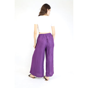 Solid Color Women's Palazzo Pants in Purple PP0304 020000 06