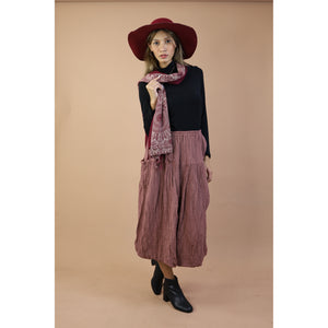 Fall and Winter Collection Organic Cotton Solid Color Skirt LI0023