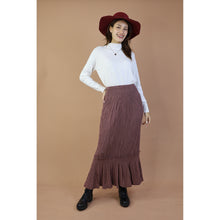 Load image into Gallery viewer, Fall and Winter Collection Organic Cotton Solid Color Skirt LI0024 000001 00