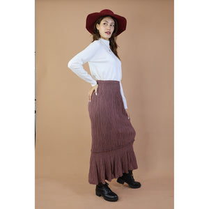 Fall and Winter Collection Organic Cotton Solid Color Skirt LI0024 000001 00