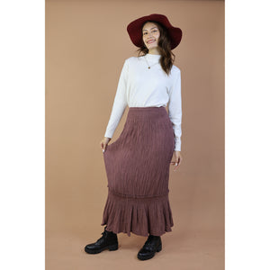 Fall and Winter Collection Organic Cotton Solid Color Skirt LI0024 000001 00