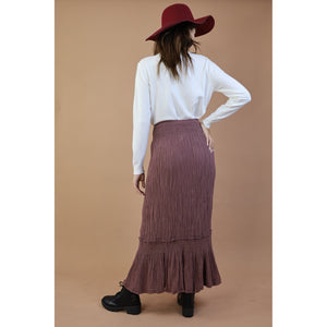 Fall and Winter Collection Organic Cotton Solid Color Skirt LI0024 000001 00