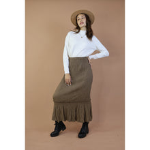 Load image into Gallery viewer, Fall and Winter Collection Organic Cotton Solid Color Skirt LI0024 000001 00