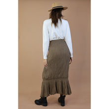 Load image into Gallery viewer, Fall and Winter Collection Organic Cotton Solid Color Skirt LI0024 000001 00