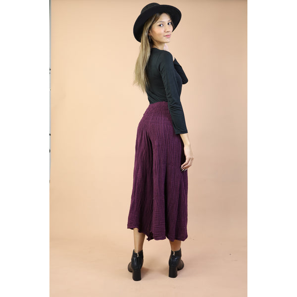 Fall and Winter Collection Organic Cotton Solid Color Flare Pants LI0025 000001 00