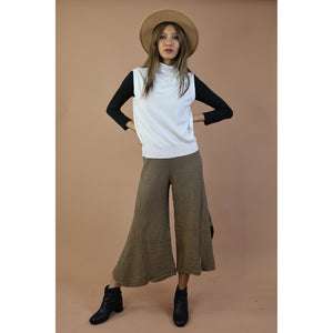 Fall and Winter Collection Organic Cotton Solid Color Umbrella Pants LI0027 000001 00