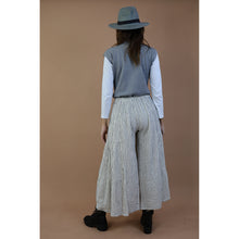 Load image into Gallery viewer, Fall and Winter Collection Organic Cotton Woven Fabric Solid Color Layered Wide Leg Pants LI0028 000001 00