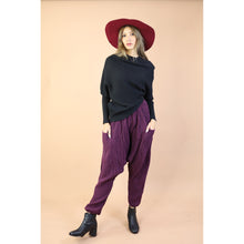 Load image into Gallery viewer, Fall and Winter Collection Organic Cotton Woven Fabric Solid Color Adladin Pants LI0029 000001 00