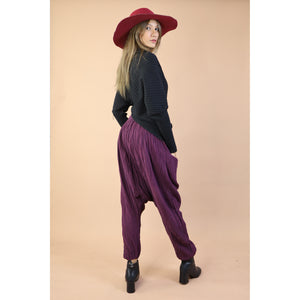 Fall and Winter Collection Organic Cotton Woven Fabric Solid Color Adladin Pants LI0029 000001 00