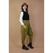 Load image into Gallery viewer, Fall and Winter Collection Organic Cotton Woven Fabric Solid Color Adladin Pants LI0029 000001 00