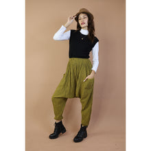 Load image into Gallery viewer, Fall and Winter Collection Organic Cotton Woven Fabric Solid Color Adladin Pants LI0029 000001 00