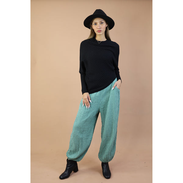 Fall and Winter Collection Organic Cotton Woven Fabric Solid Color Balloon Pants LI0030 000001 00