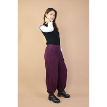 Load image into Gallery viewer, Fall and Winter Collection Organic Cotton Woven Fabric Solid Color Balloon Pants LI0030 000001 00