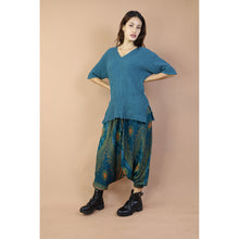 Load image into Gallery viewer, Fall and Winter Collection Organic Cotton Solid Color V Neck Top LI0032 000001 00