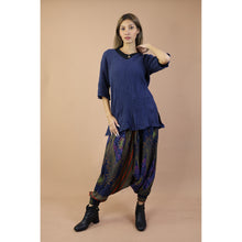 Load image into Gallery viewer, Fall and Winter Collection Organic Cotton Solid Color V Neck Top LI0032 000001 00