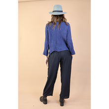 Load image into Gallery viewer, Fall and Winter Collection Organic Cotton Solid Color Wide Neck Twist-Front Top LI0038 000001 00