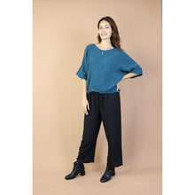 Load image into Gallery viewer, Fall and Winter Collection Organic Cotton Solid Color Puff Sleeves Blouse LI0040 000001 00