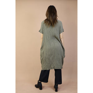 Fall and Winter Collection Organic Cotton Solid Color Dress LI0050 000001 00