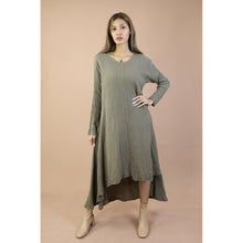 Load image into Gallery viewer, Fall and Winter Collection Organic Cotton Solid Color Dress LI0052 000001 00