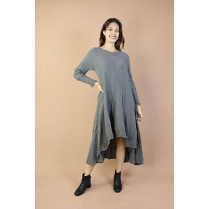Fall and Winter Collection Organic Cotton Solid Color Dress LI0052 000001 00