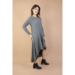 Fall and Winter Collection Organic Cotton Solid Color Dress LI0052 000001 00