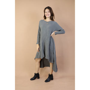 Fall and Winter Collection Organic Cotton Solid Color Dress LI0052 000001 00