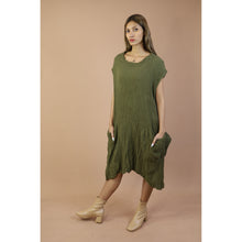 Load image into Gallery viewer, Fall and Winter Collection Organic Cotton Solid Color Dress LI0053 000001 00