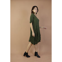 Load image into Gallery viewer, Fall and Winter Collection Organic Cotton Solid Color Dress  LI0056 000001 00