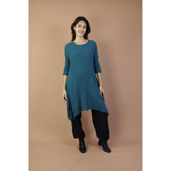 Fall and Winter Collection Organic Cotton Solid Color Dress  LI0059 000001 00