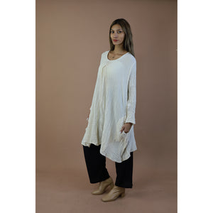 Fall and Winter Collection Organic Cotton Solid Color Dress  LI0058 000001 00